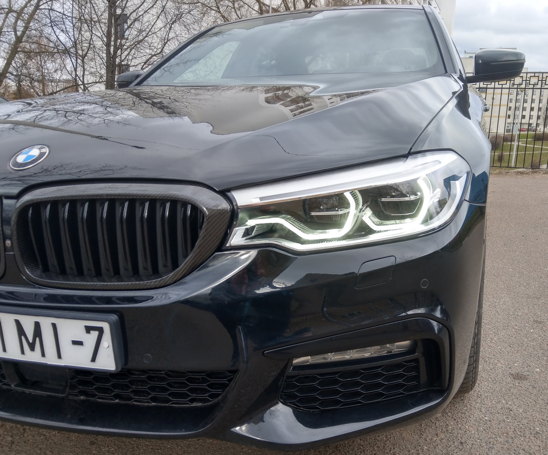 BMW фары свет g 30