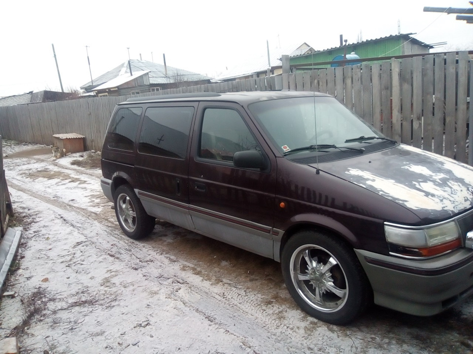 Замена порогов и переварка дверей — Dodge Caravan II, 3,3 л, 1991 года ...