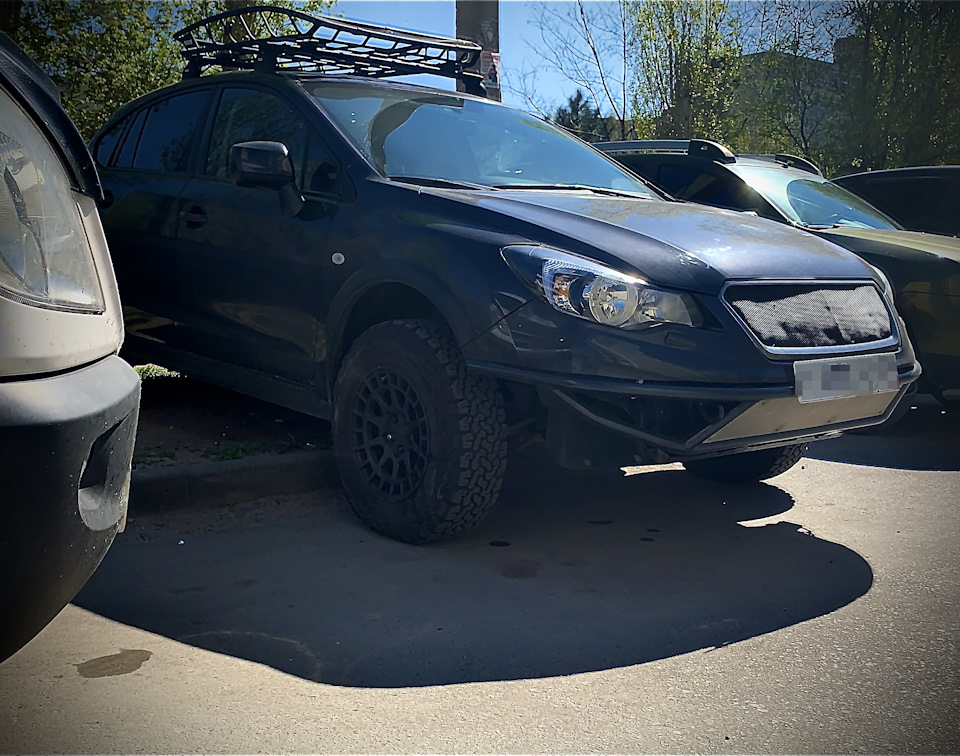 Силовой бампер, он же дашбар — Subaru XV (1G), 1,6 л, 2012 года ...