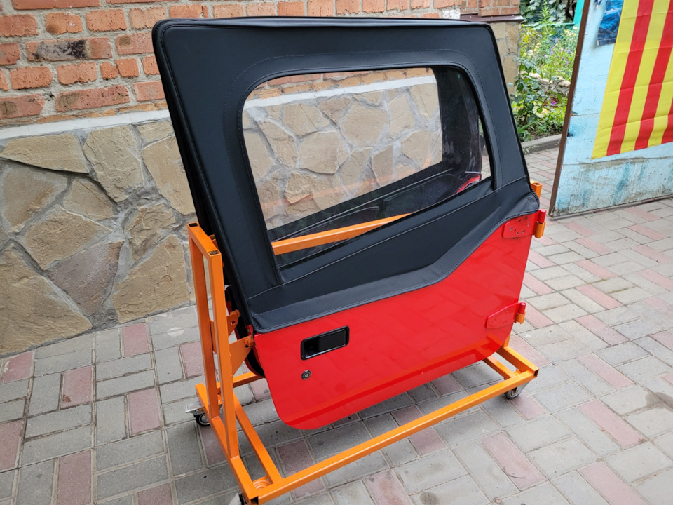 Тележка для хранения дверей — Jeep Wrangler (YJ), 2,5 л, 1993 года ...