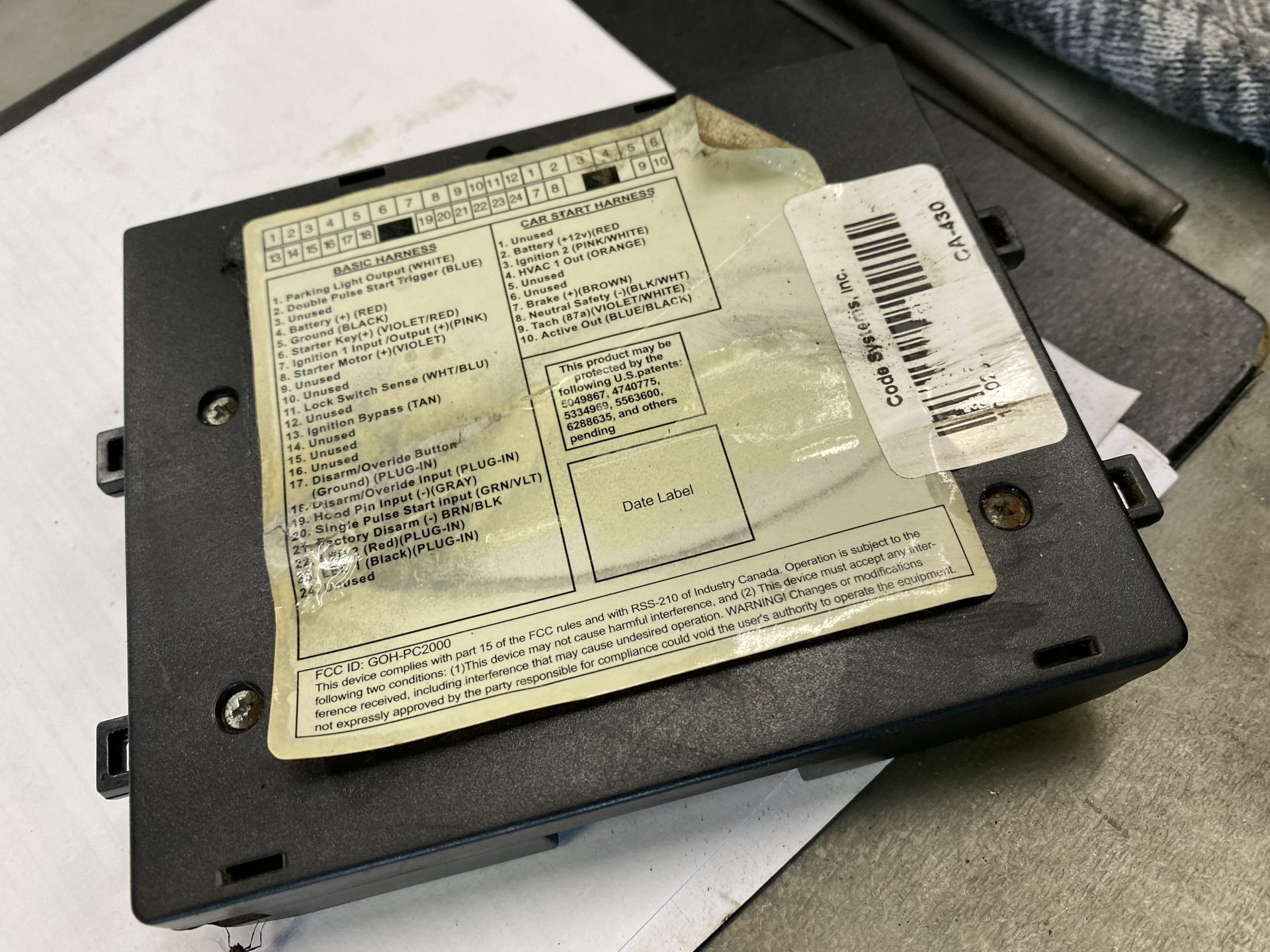 Что ты такое?! Code Alarm ca-430. Автозапуск из Америки? — Volvo XC90 ...