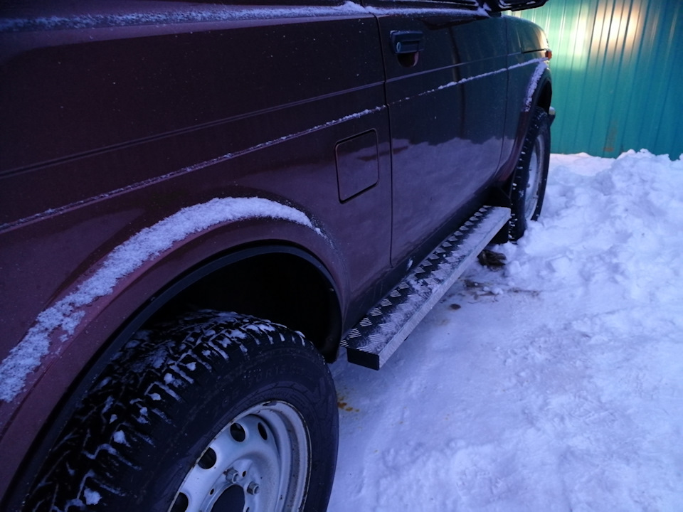 Подножки своими руками — LADA 4x4 3D, 1,7 л., 2019 года | своими руками ...