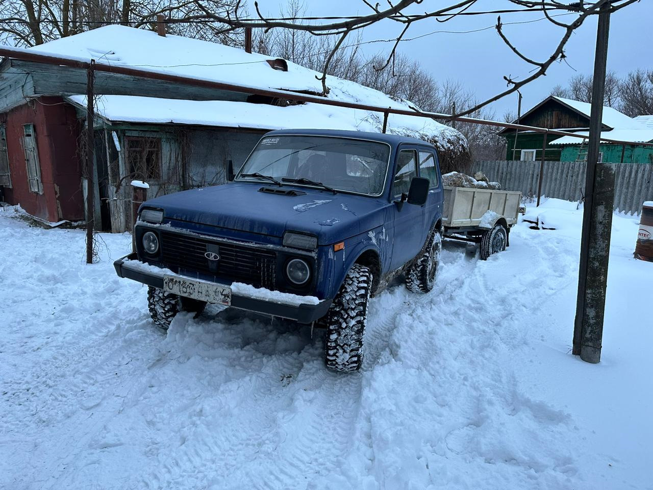 Форвард Сафари 540 зимой и мои 3 комплекта колес — Lada 4x4 3D, 1,7 л ...