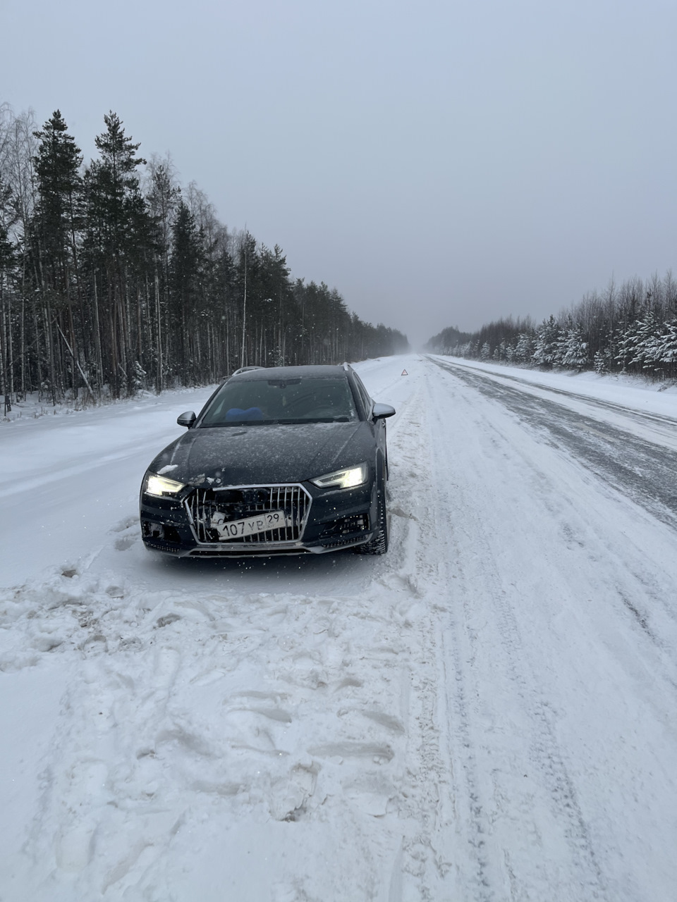 Беда случается. ДТП и ремонт — Audi A4 Allroad (B9), 2 л, 2016 года | ДТП |  DRIVE2