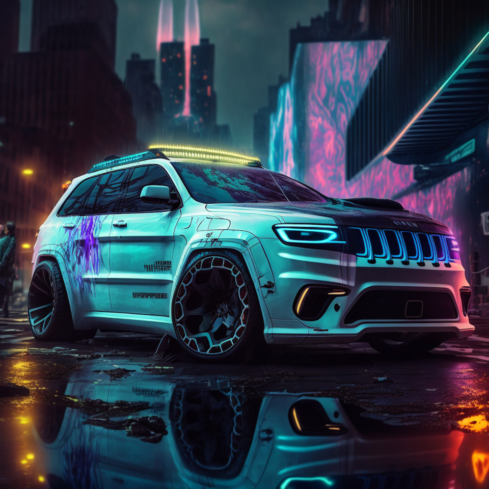 SRT и нейросети — Jeep Grand Cherokee SRT8 (WK2), 6,4 л, 2021 года