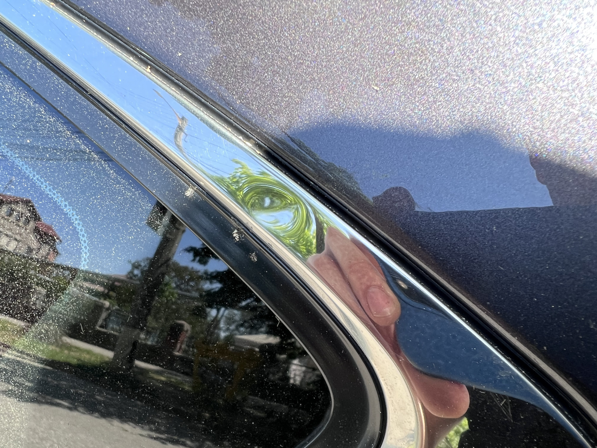 Как снять хром с задней форточки? — Nissan Teana (J32), 2,5 л, 2008 ...