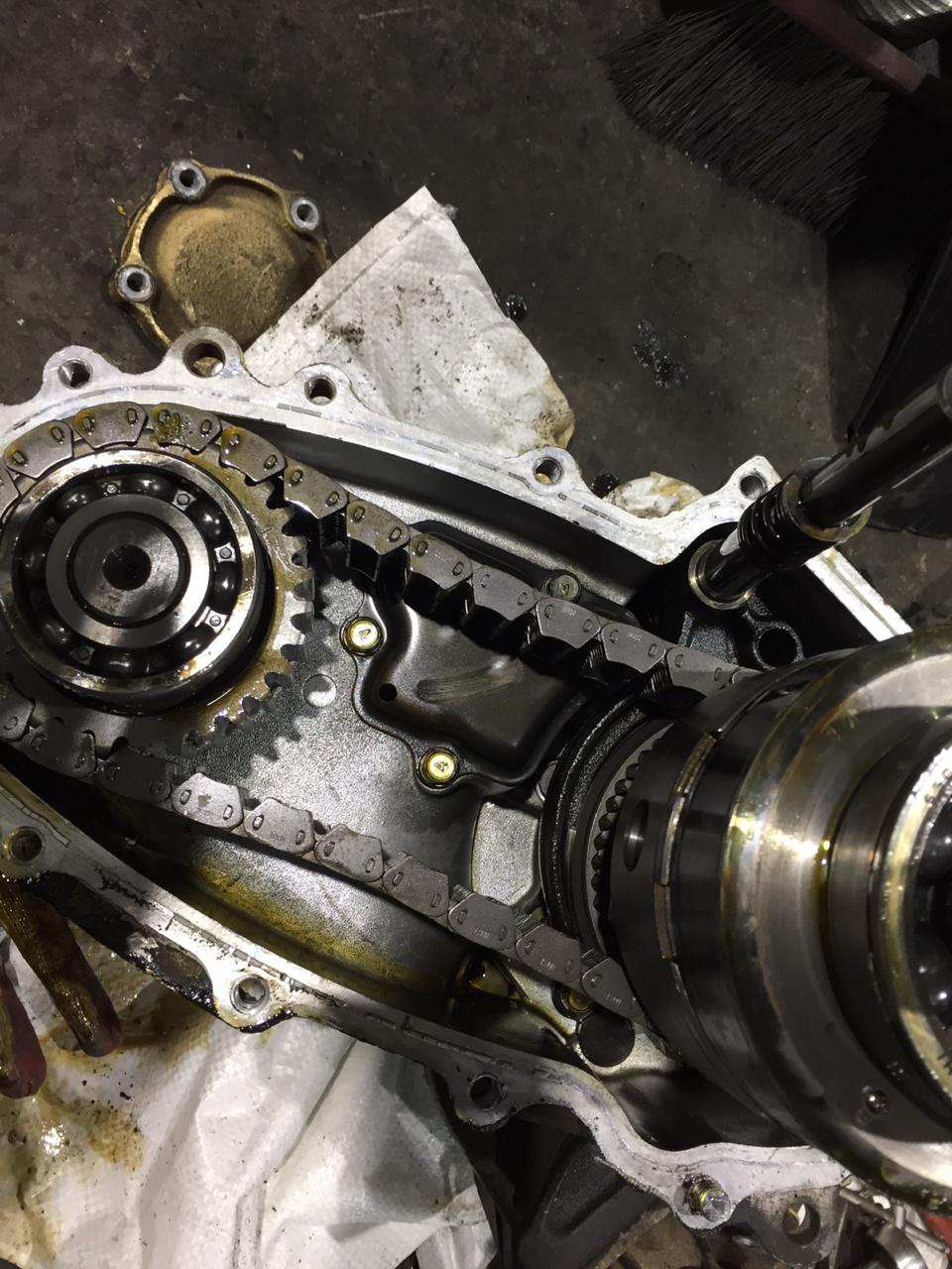 Замена раздаточной коробки — Mitsubishi Pajero (2G), 3 л, 1993 года ...