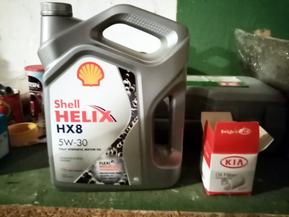 Замена моторного масла — KIA Spectra, 1,6 л, 2006 года | плановое ТО ...