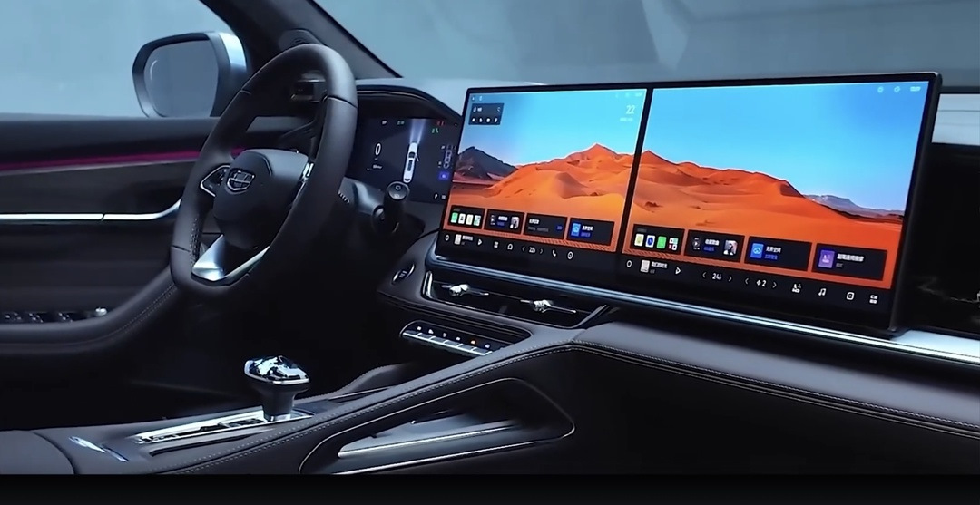 Geely Monjaro рестайлинг 2026 дисплей