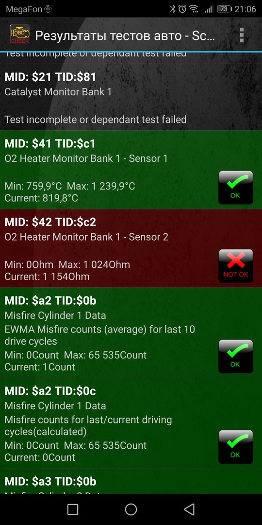 Сопротивление подогрева второй лямбды. — Citroen C4 (1G), 1,6 л, 2010 ...