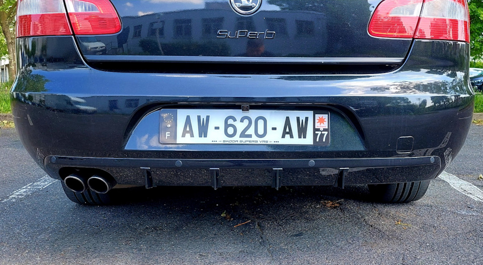 Немного стайлинга — Skoda Superb Mk2, 2 л, 2010 года | стайлинг | DRIVE2