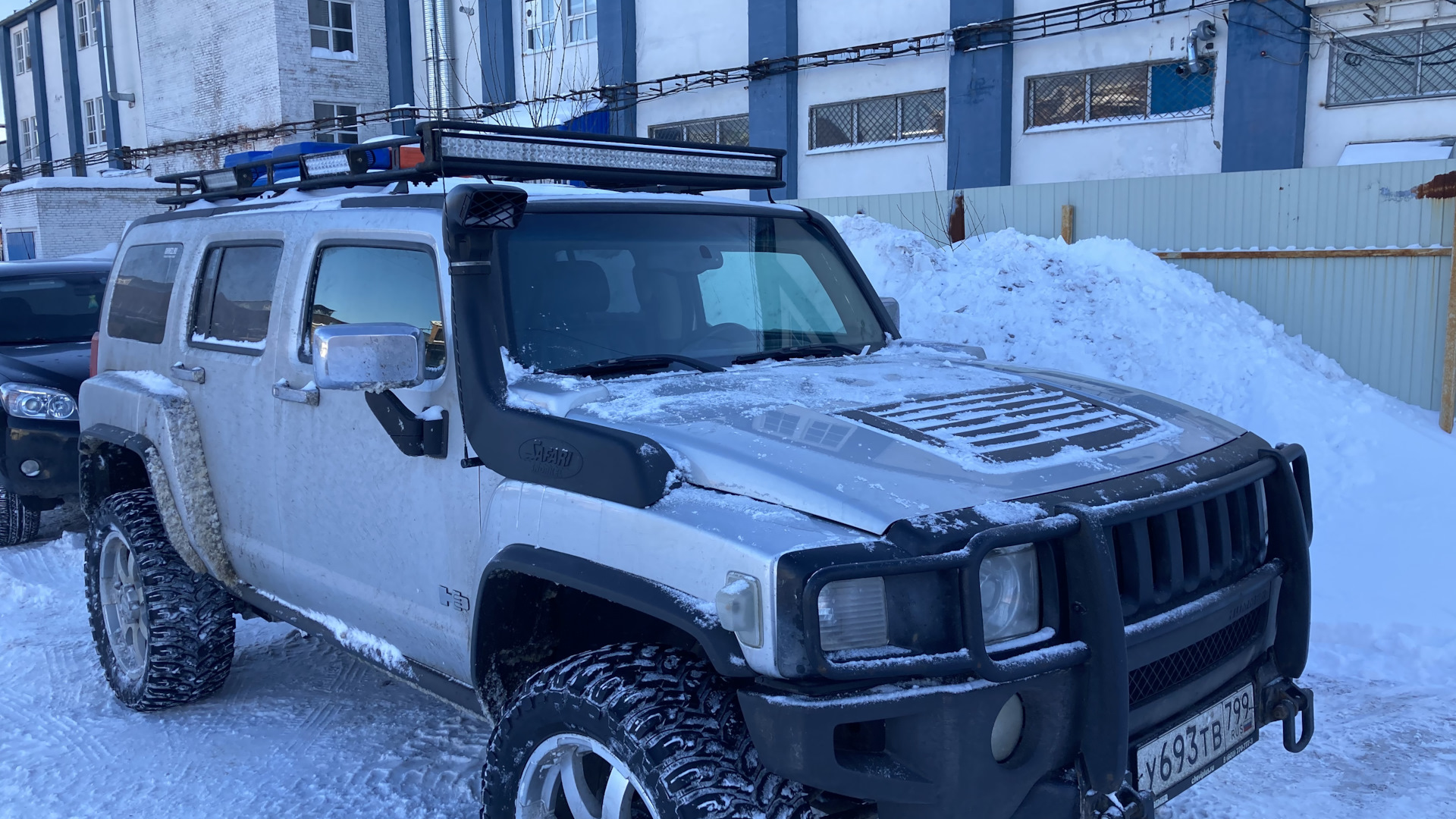 Hummer H3 5.3 бензиновый 2008 | Хаммер 5.3 дальнобойщик на DRIVE2