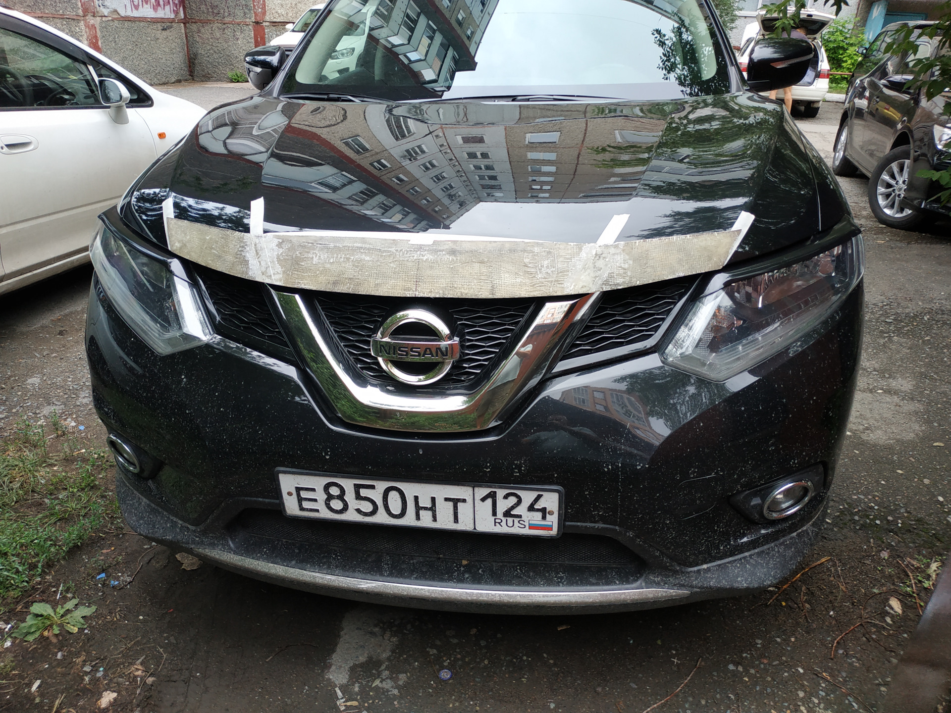 Накладка капота — Nissan X-Trail III (t32), 2 л, 2017 года | своими ...