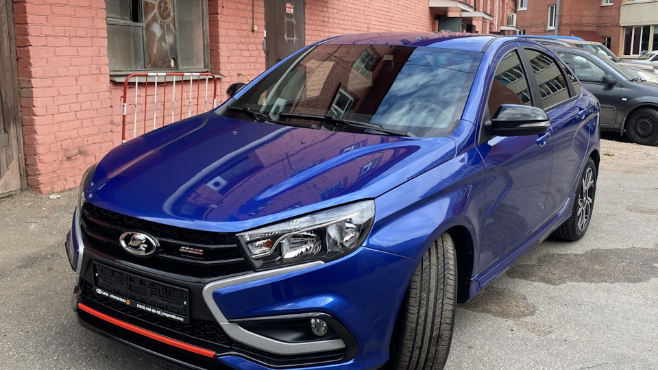 Первая замена колодок и что не стоит брать — Lada Vesta Sport, 1,8 л ...