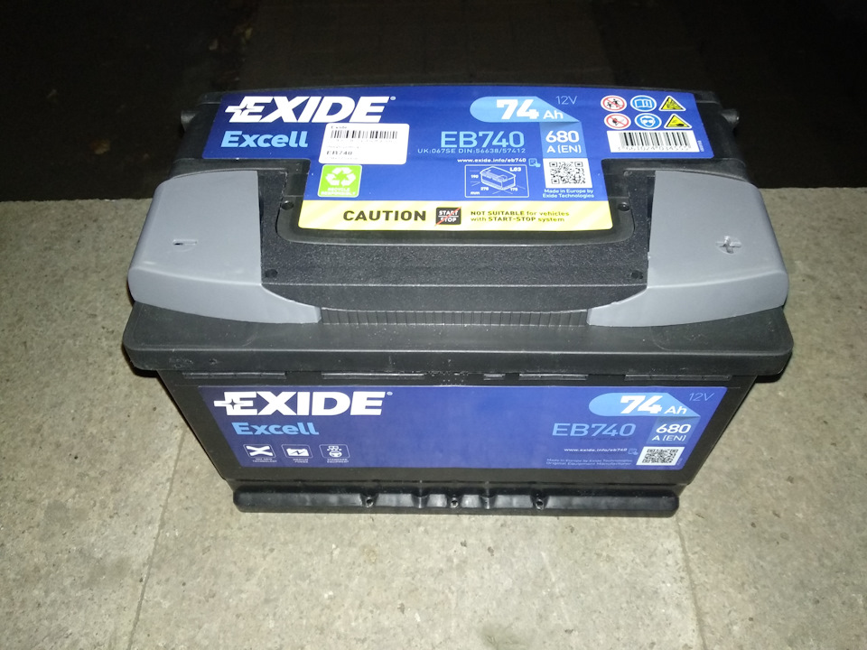 Exide eb740