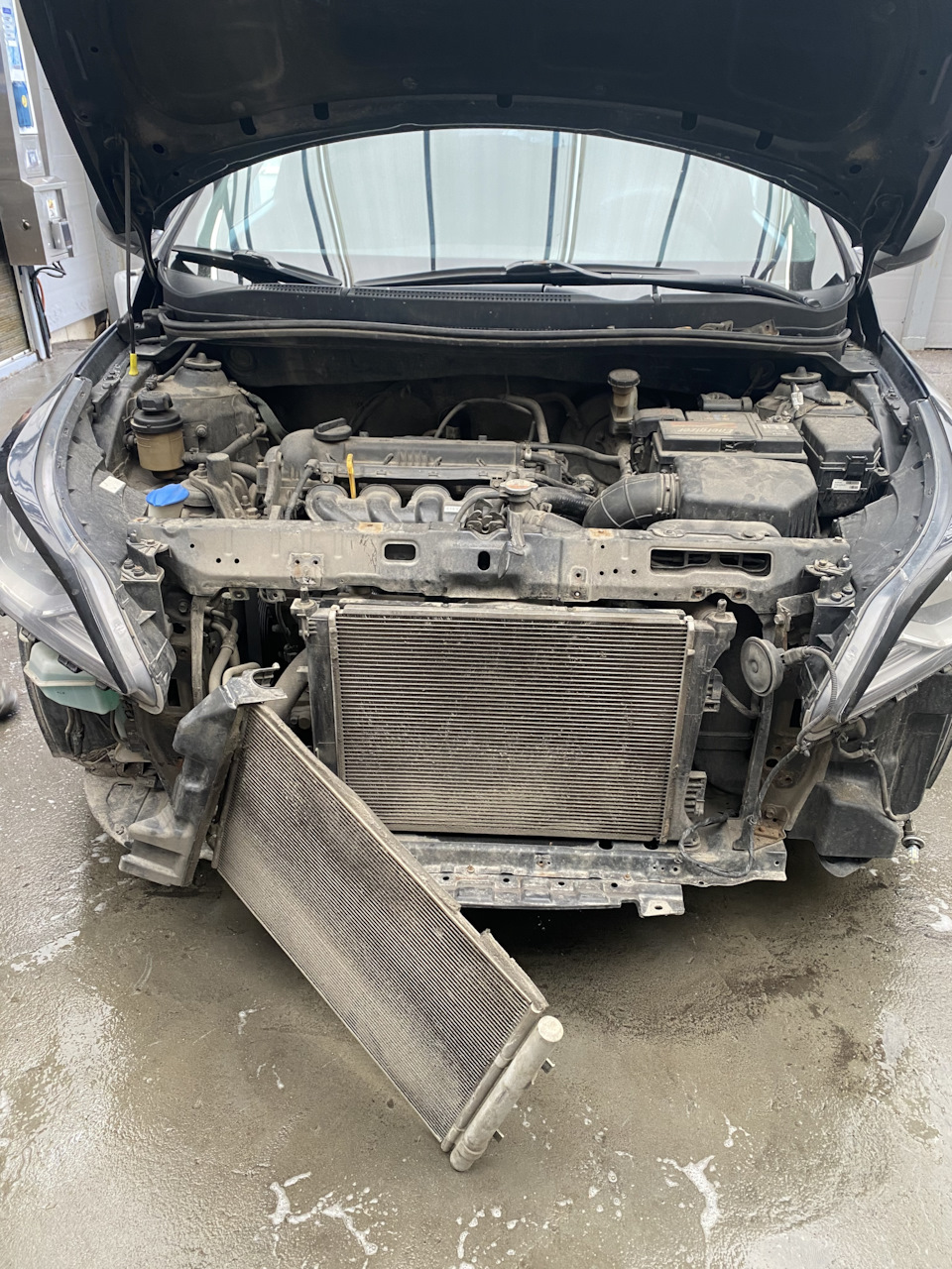 Мойка радиаторов — Hyundai Solaris Hatchback, 1,6 л, 2016 года | мойка ...