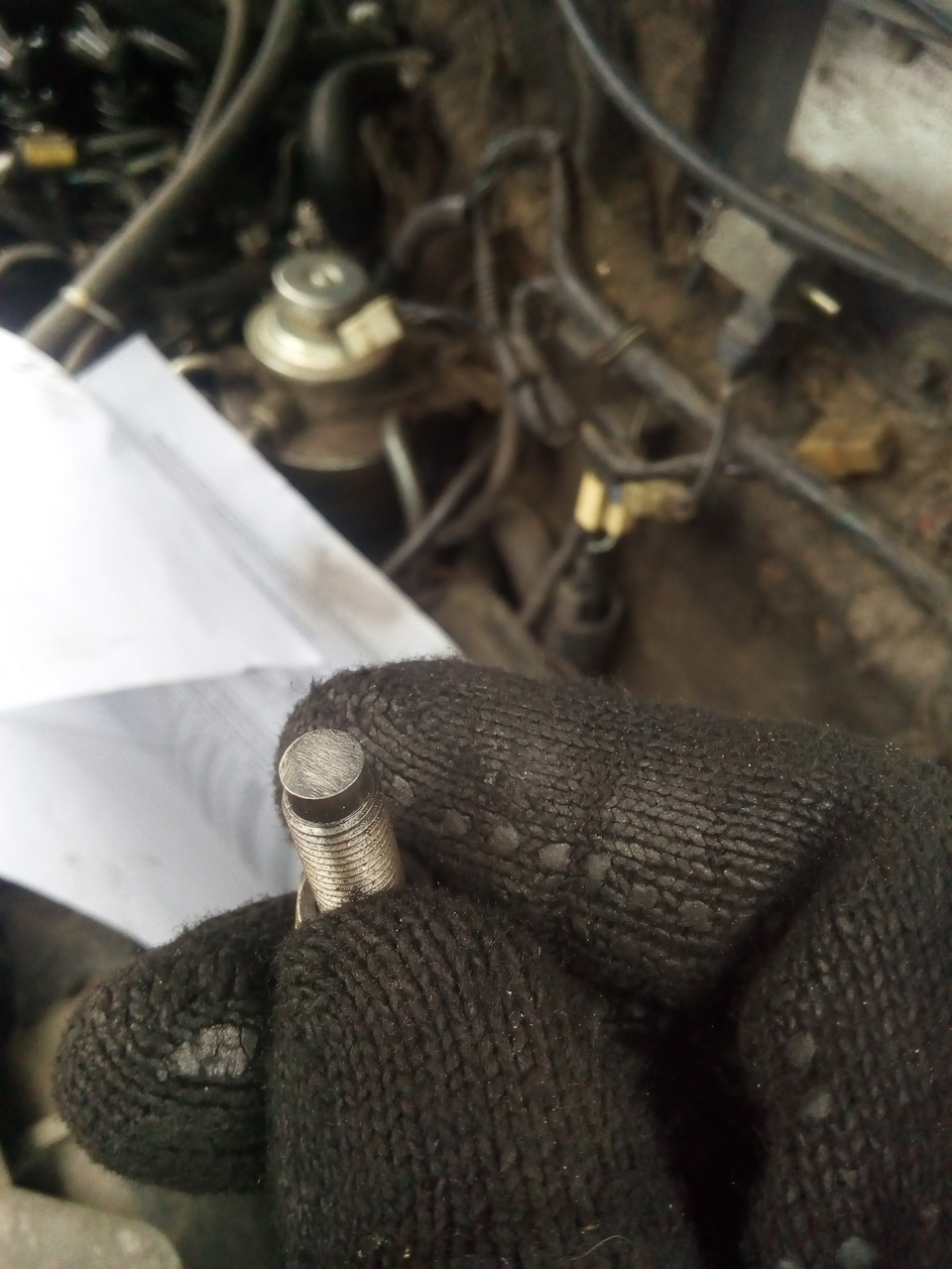 Регулировка теплового зазора клапанов 4d56 — Mitsubishi Pajero (2G), 2 ...