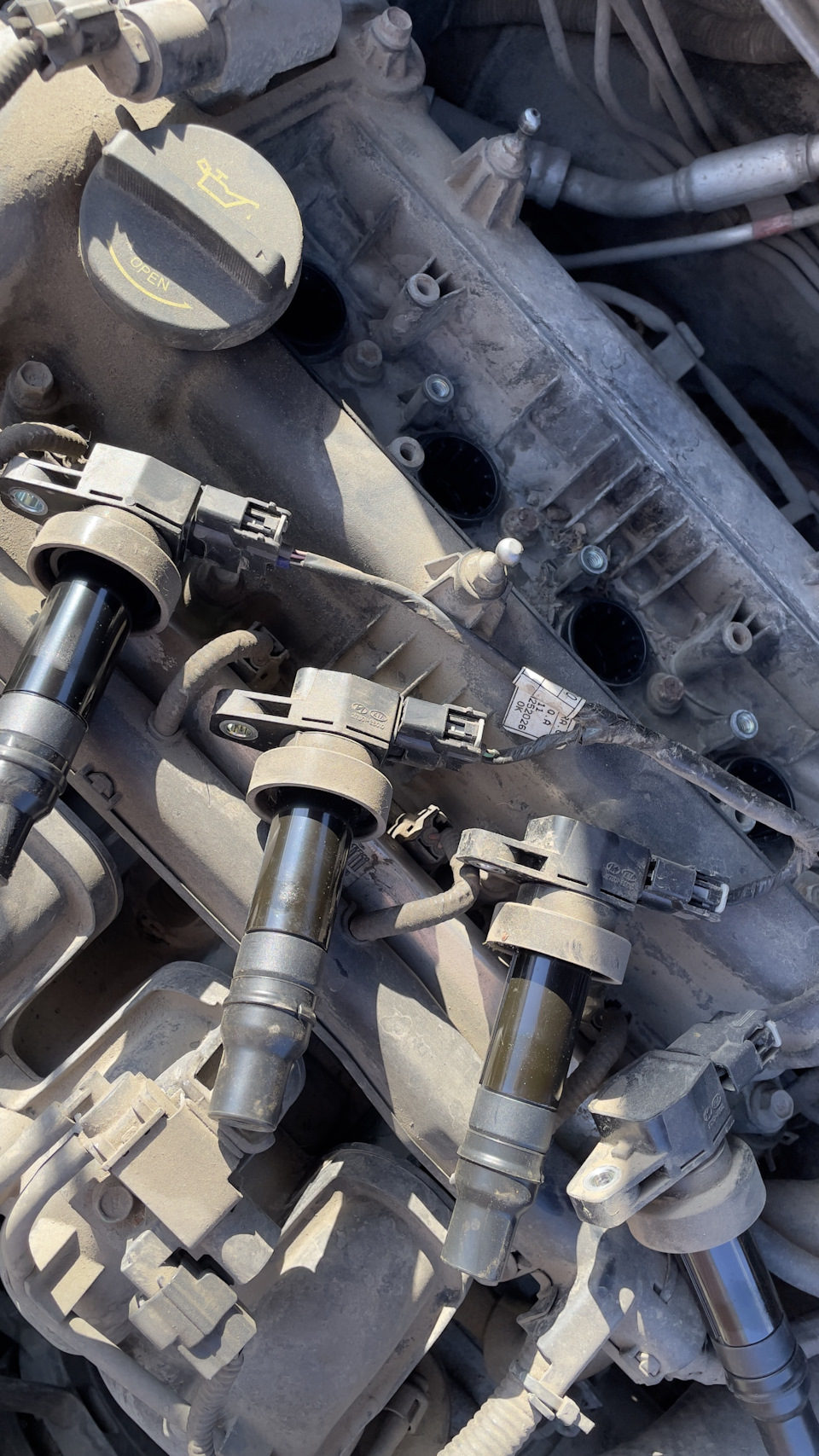 Замена свечей на Denso XUH22TT4 — KIA Ceed (2G), 1,6 л, 2016 года ...