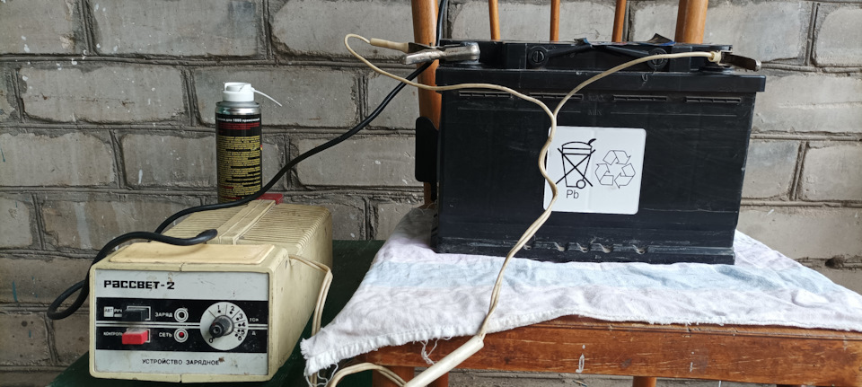 Зарядка АКБ 70аh. Опель Астра Н — Opel Astra H, 1,8 л, 2007 года ...