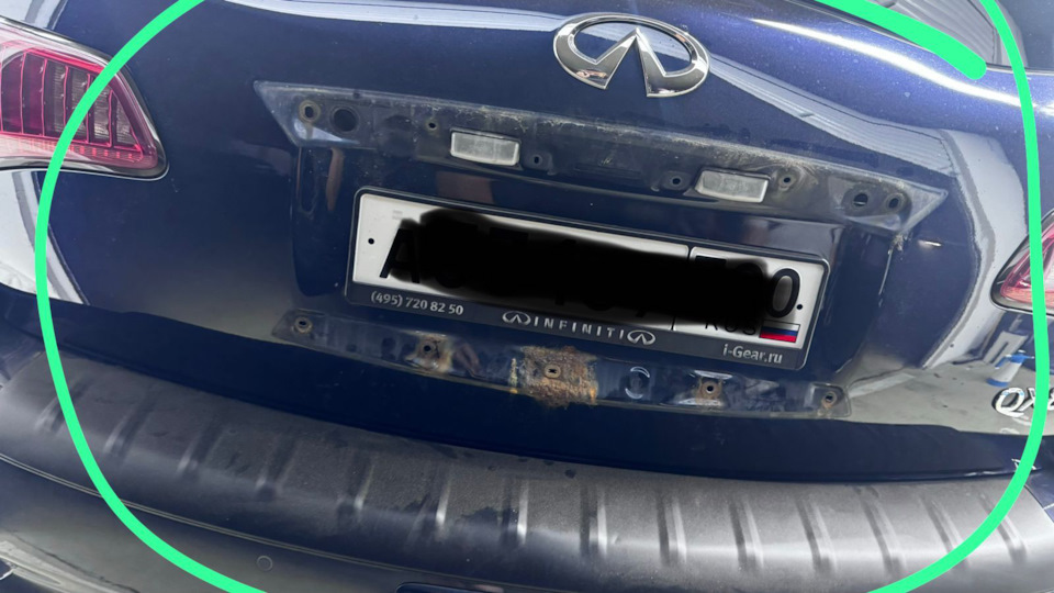 До покраски — Infiniti QX80
