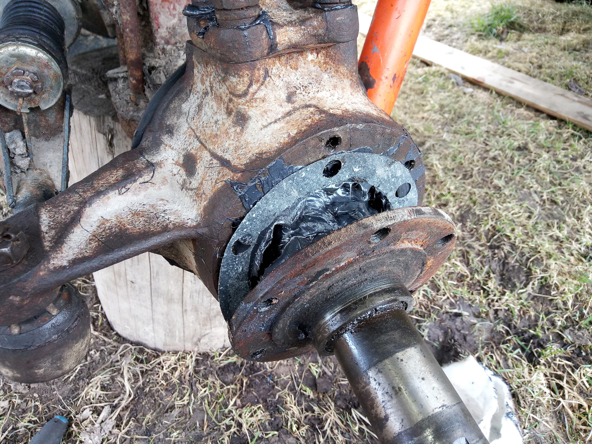 замена шкворней — УАЗ 3909, 2,4 л, 1998 года | своими руками | DRIVE2