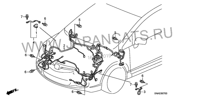 Схема проводки хонда цивик 4д Замена проводов массы кузова и АКБ - Honda Civic 4D (8G), 1,8 л, 2009 года элект