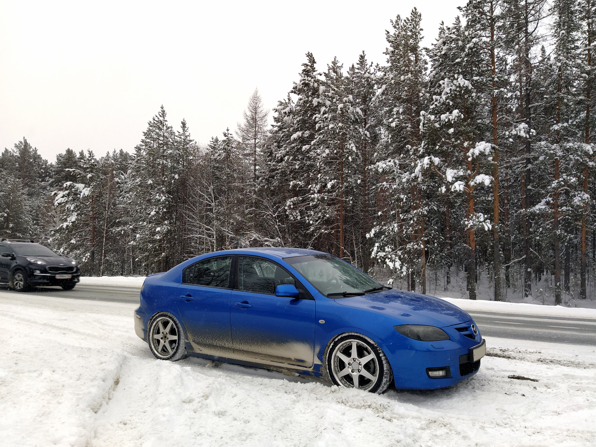 Наконечники, резина, лямда P0132 и ДАД P0108, запаска R17…))) — Mazda 3  (1G) BK, 2,5 л, 2005 года | наблюдение | DRIVE2