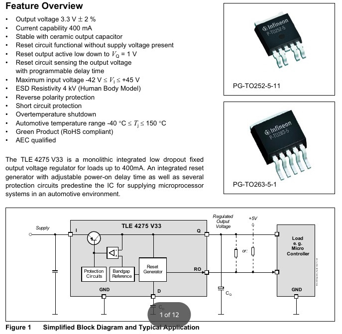 V4275a5 стабилизатор схема включения