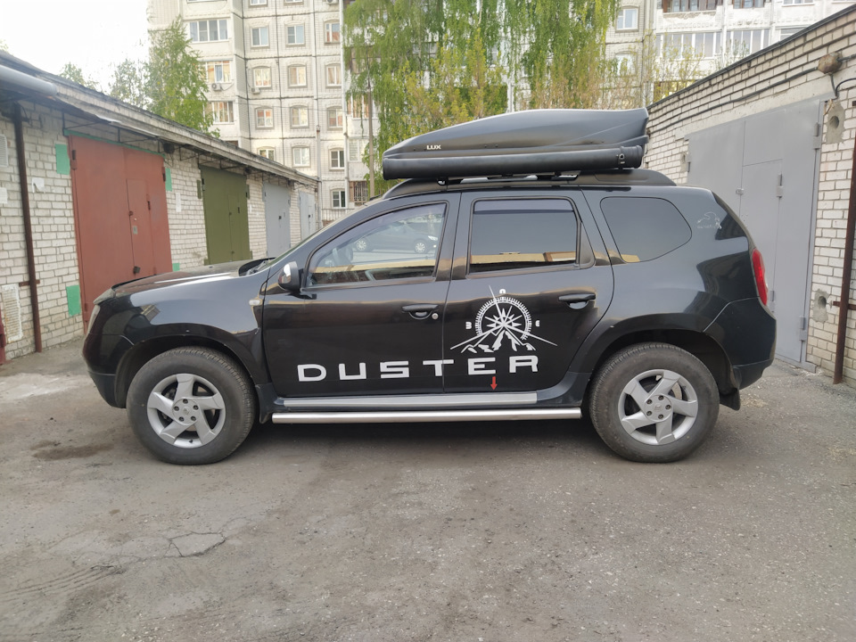 Шум от бокса на крыше. Бокс LUX IRBIS 175, 450л. — Renault Duster (1G ...