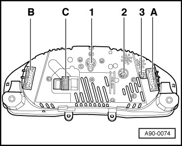 Схема приборной панели ауди 80 б3
