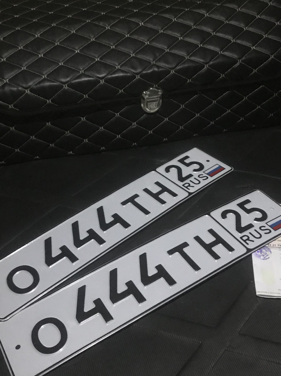 Поставил на учет и замена номеров на 444 — Toyota Land Cruiser Prado 90 ...