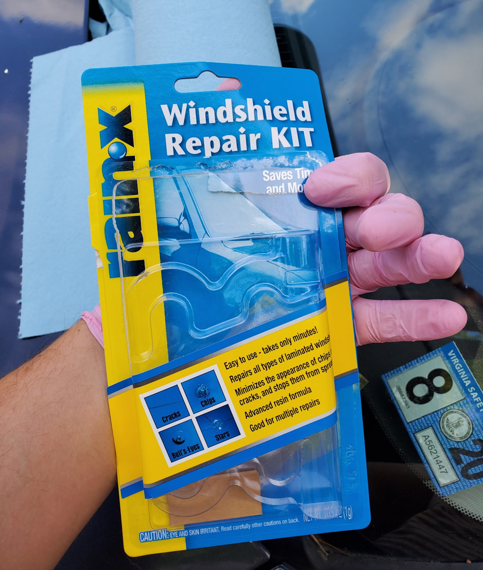 Ремонт сколов лобового стекла — Infiniti G35 (V36), 3,5 л., 2008 года ...