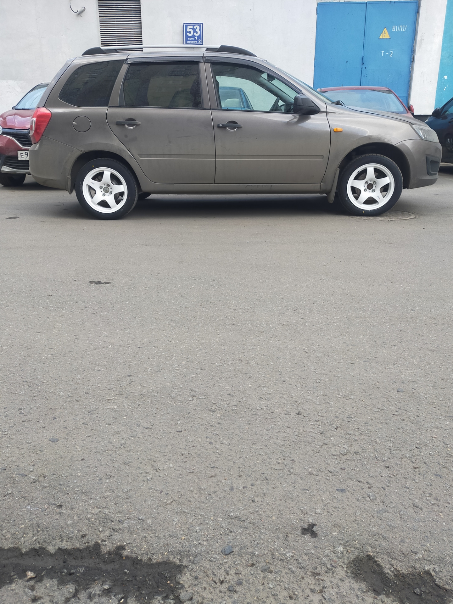 Переобулся на лето и замена рулевых наконечников — Lada Калина 2 ...