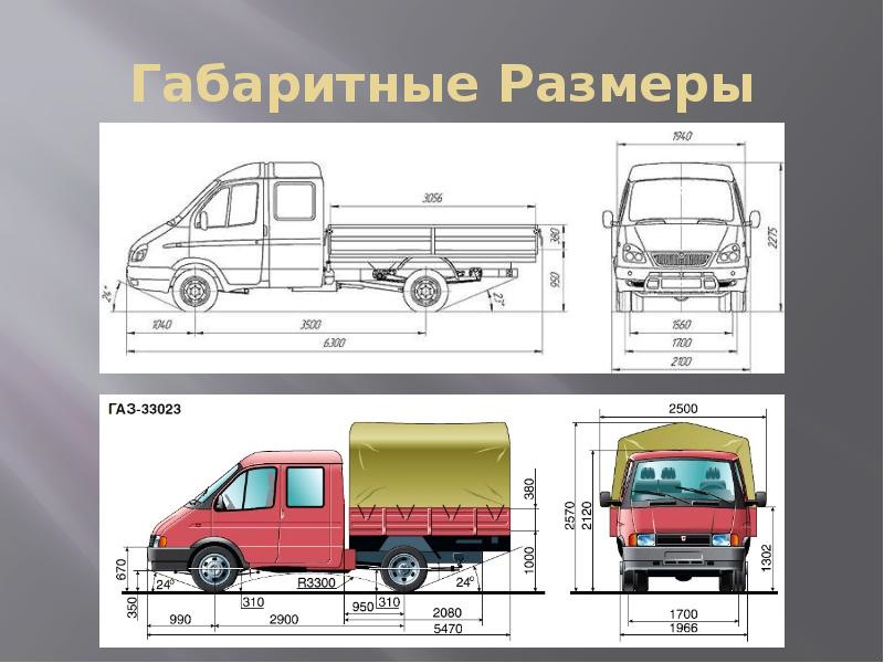 Газ 330232 чертеж