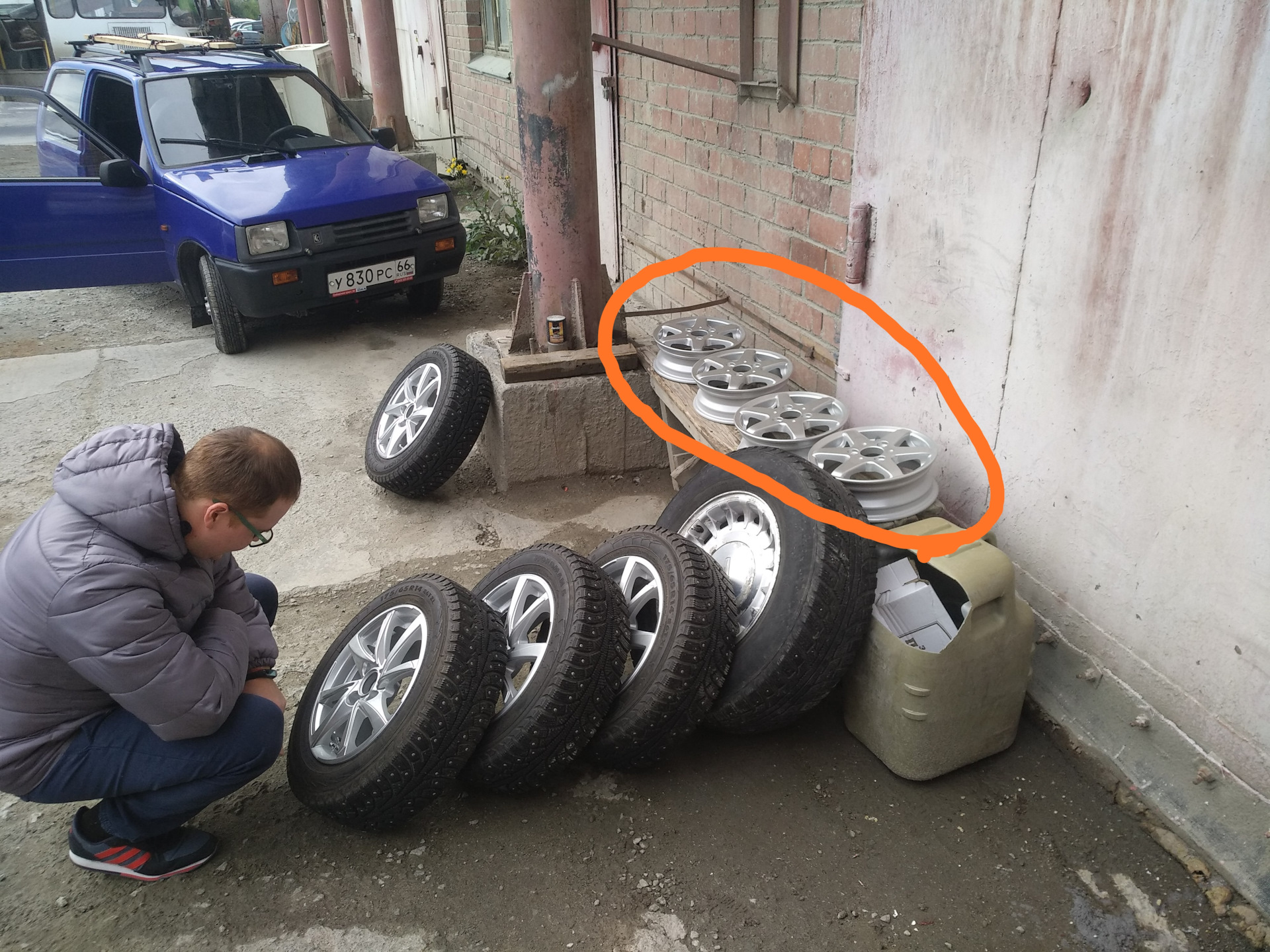 Литые диски КиК 12 на Оку — Lada Ока 11113, 0,7 л, 2004 года | колёсные ...