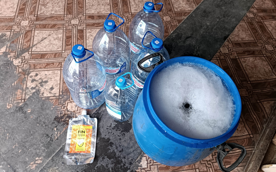 Концентрат омывайки Fin Tippa на 50 литров. Силиконовые дворники ...