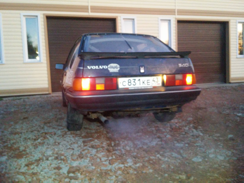 Задний бампер — Volvo 340, 1,7 л, 1989 года | стайлинг | DRIVE2