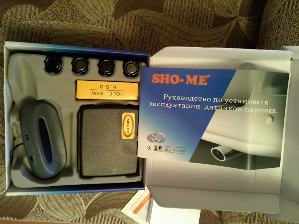 Установка парктроника SHO-ME Y-2620 — Skoda Octavia A4 Mk1, 1,4 л, 2008 ...
