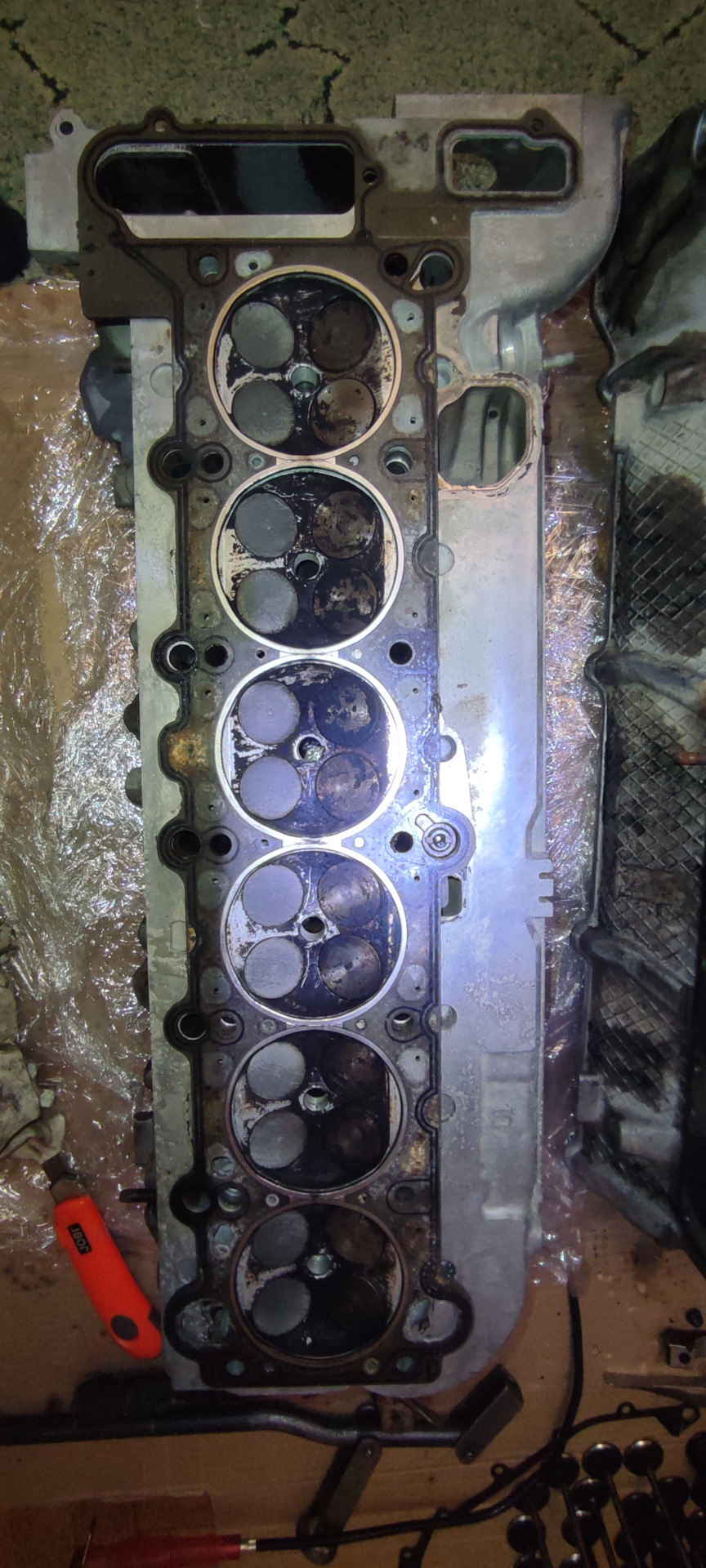 ГБЦ м54 с прокладкой м50 — BMW 5 series (E39)