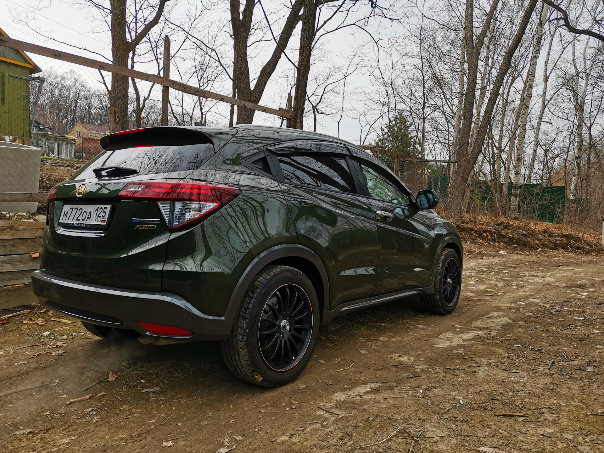 18ые диски и резина 225/50/18 на лето — Honda Vezel (1G), 1,5 л, 2013 года  | колёсные диски | DRIVE2