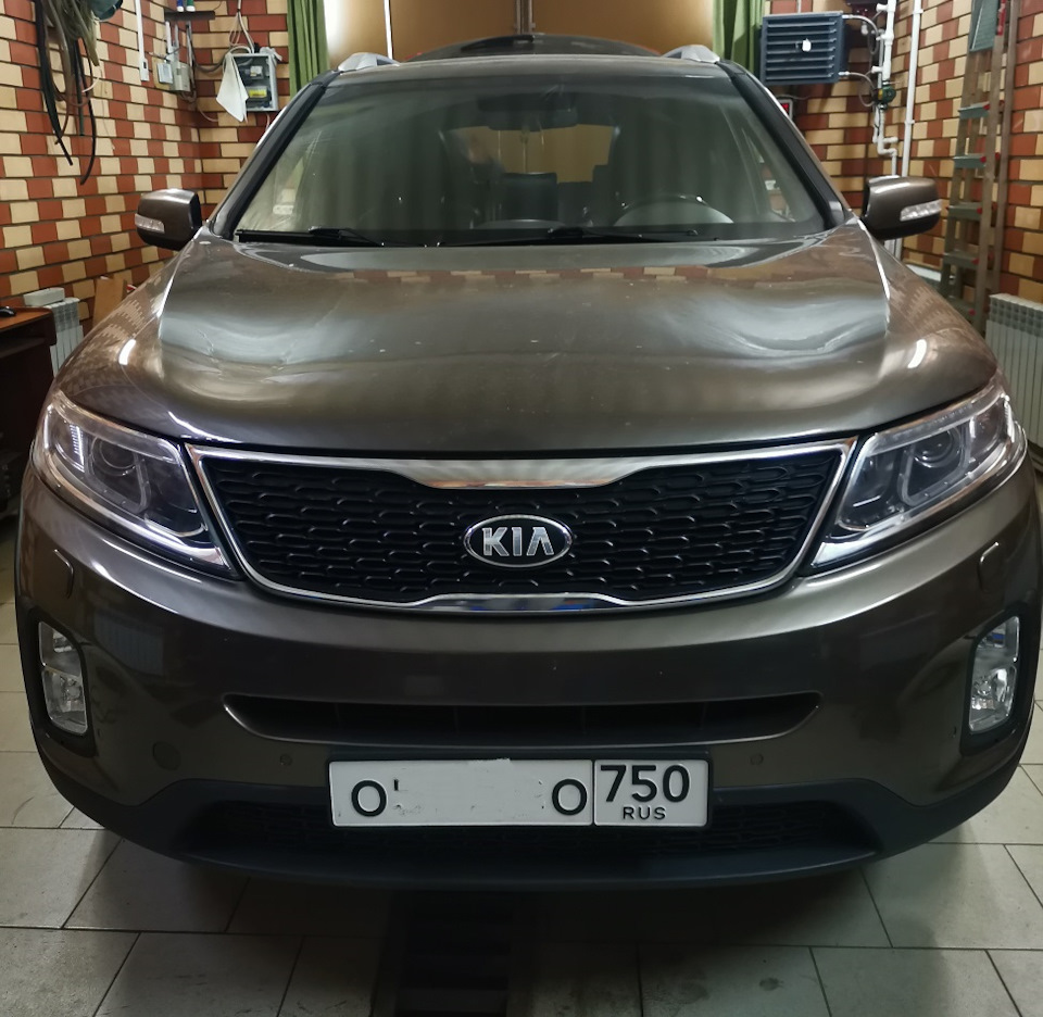 Ошибка системы AHLS Kia Sorento II Рестайлинг 2014 год (Активный капот) —  DRIVE2