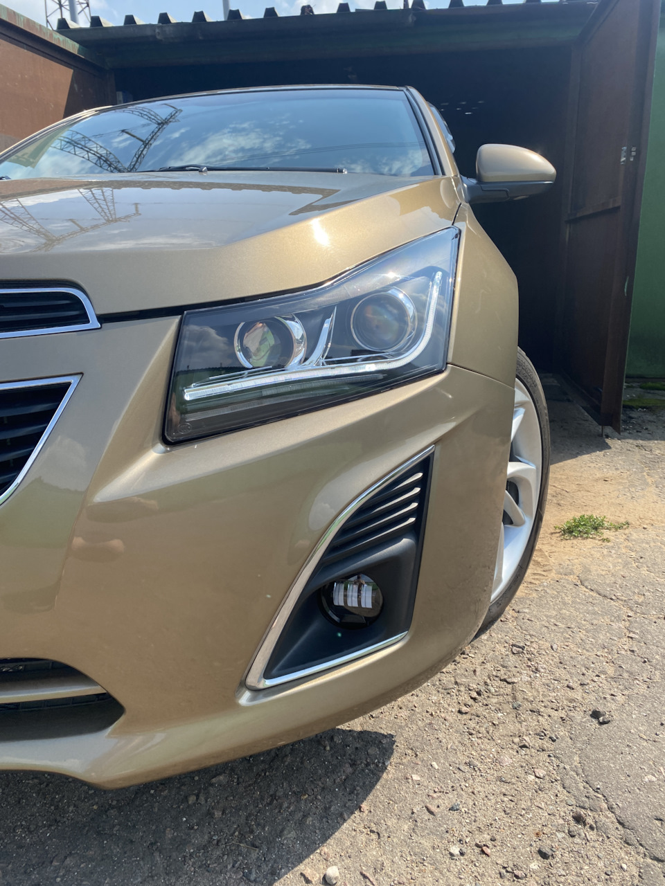 Chevrolet Cruze 2013 1 8 ПТФ крепление