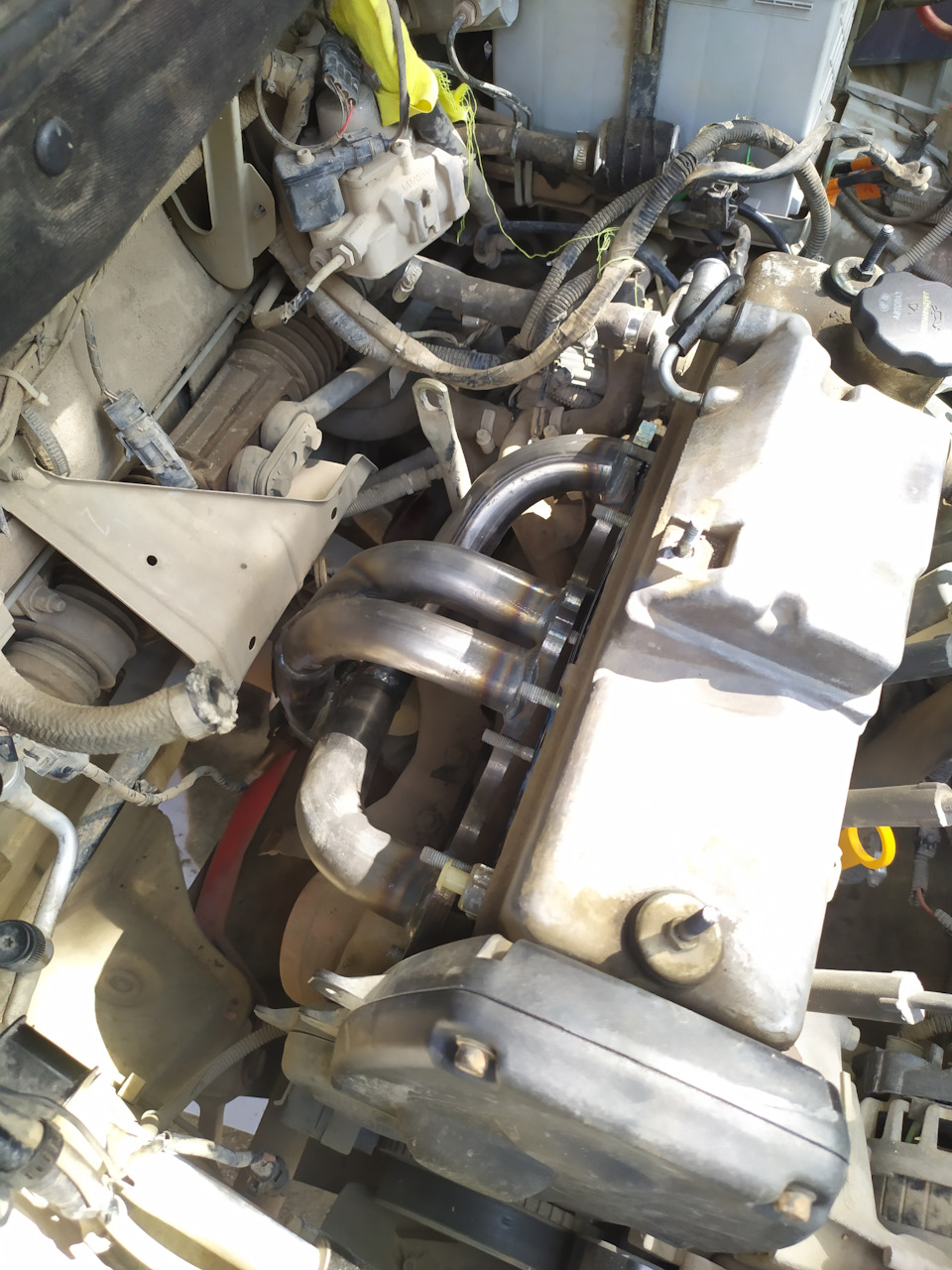 Паук вместо катализатора — Lada Гранта, 1,6 л, 2014 года | тюнинг | DRIVE2