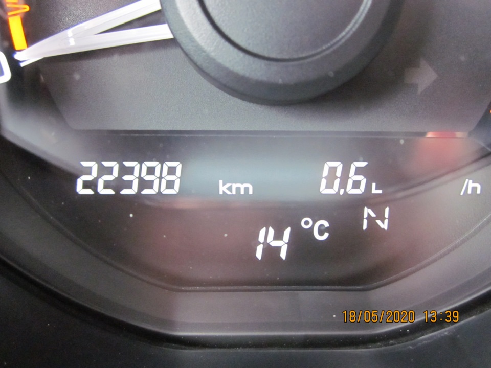 Пробег, при котором проходил проверку УУК (аббревиатура ПУУК несколько неблагозвучна…) — Lada Vesta SW (1G)