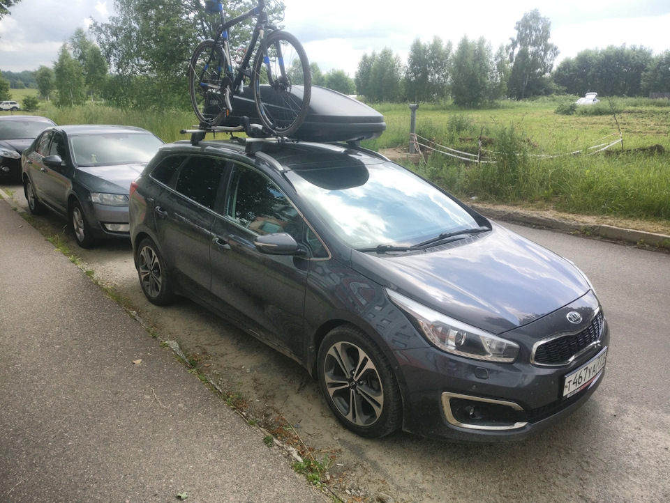 Велокрепление от Атланта, замена масла, подготовка к то. — KIA Ceed SW ...