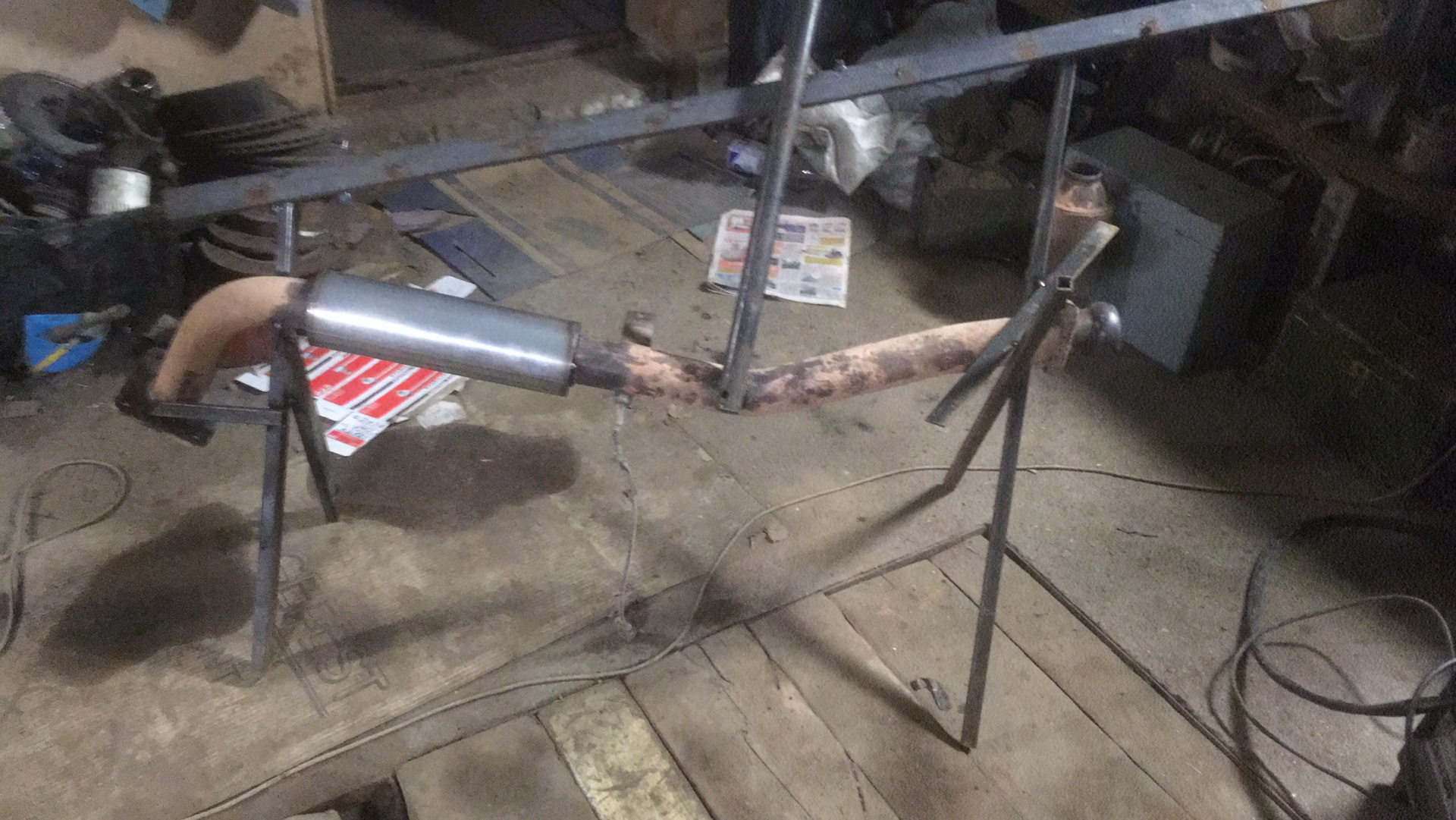 Выхлопная система — ГАЗ Соболь 4х4, 2,7 л, 2020 года | своими руками ...