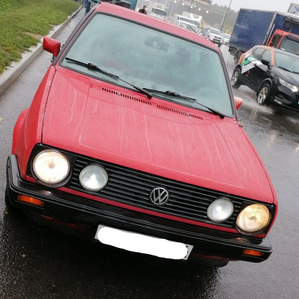 Подвела машина чутка — Volkswagen Golf Mk2, 1,3 л, 1985 года | поломка |  DRIVE2