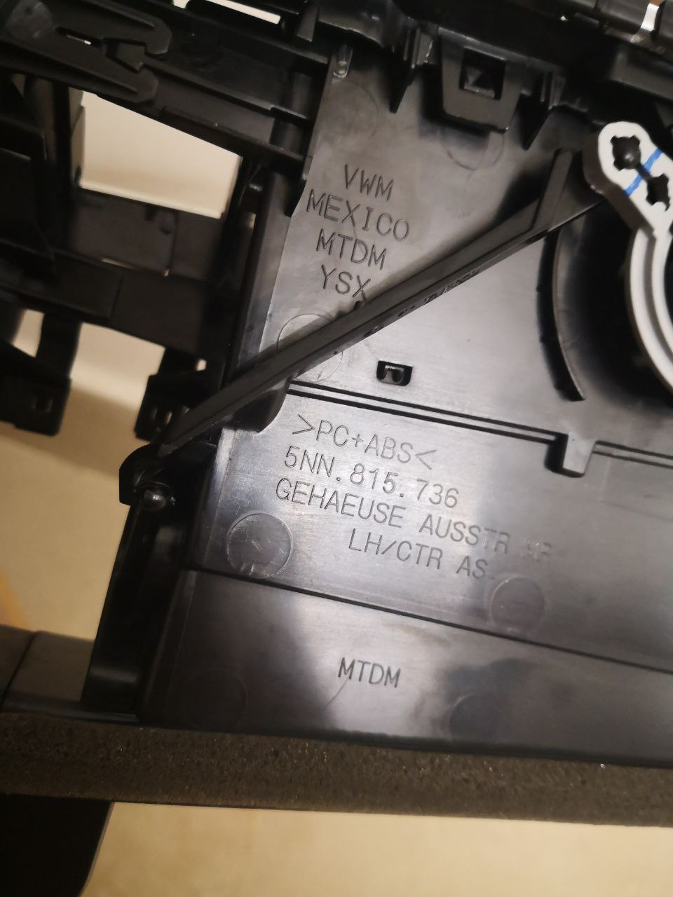 Как снять переднюю консоль с воздуховодами Tiguan 2 (Tiguan Allspace ...