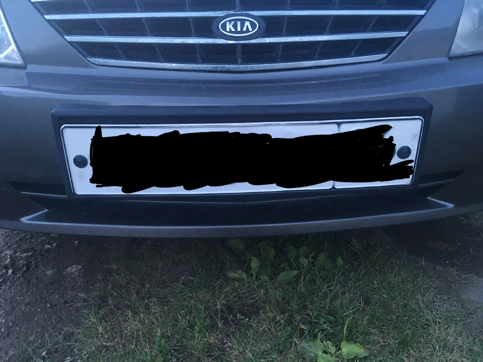 Рамка бампера и замена втулок рычага мкпп — KIA Spectra, 1,6 л, 2005 ...