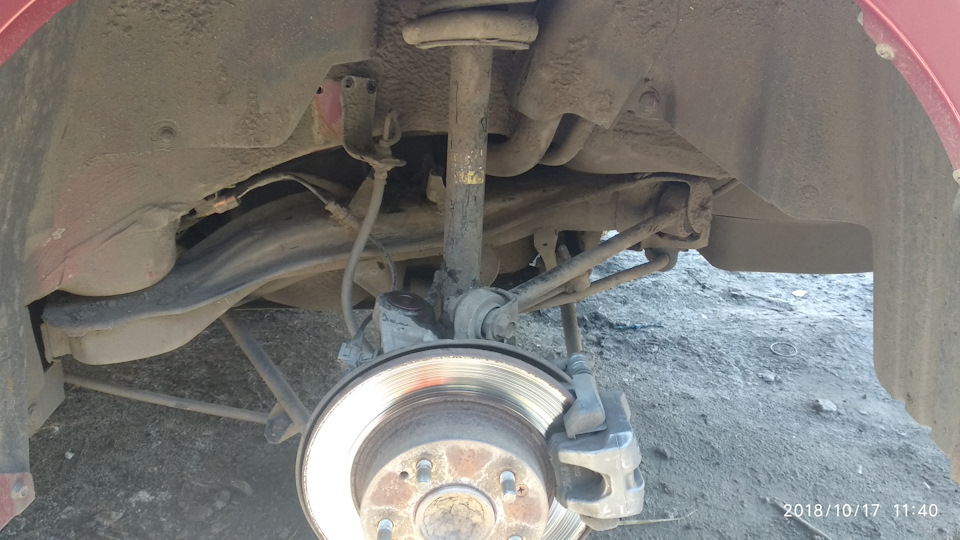 Задние амортизаторы непонятный стук — Honda Accord (7G), 2 л, 2007 года ...